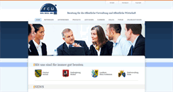 Desktop Screenshot of kommunalberatung-rcu.de