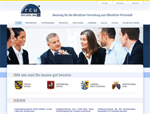 Tablet Screenshot of kommunalberatung-rcu.de